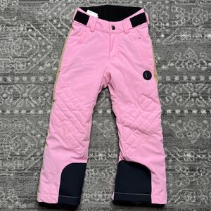 Bogner Girls Abbey Ski Snow Pants Size Small (Age 4/5) Pink Black